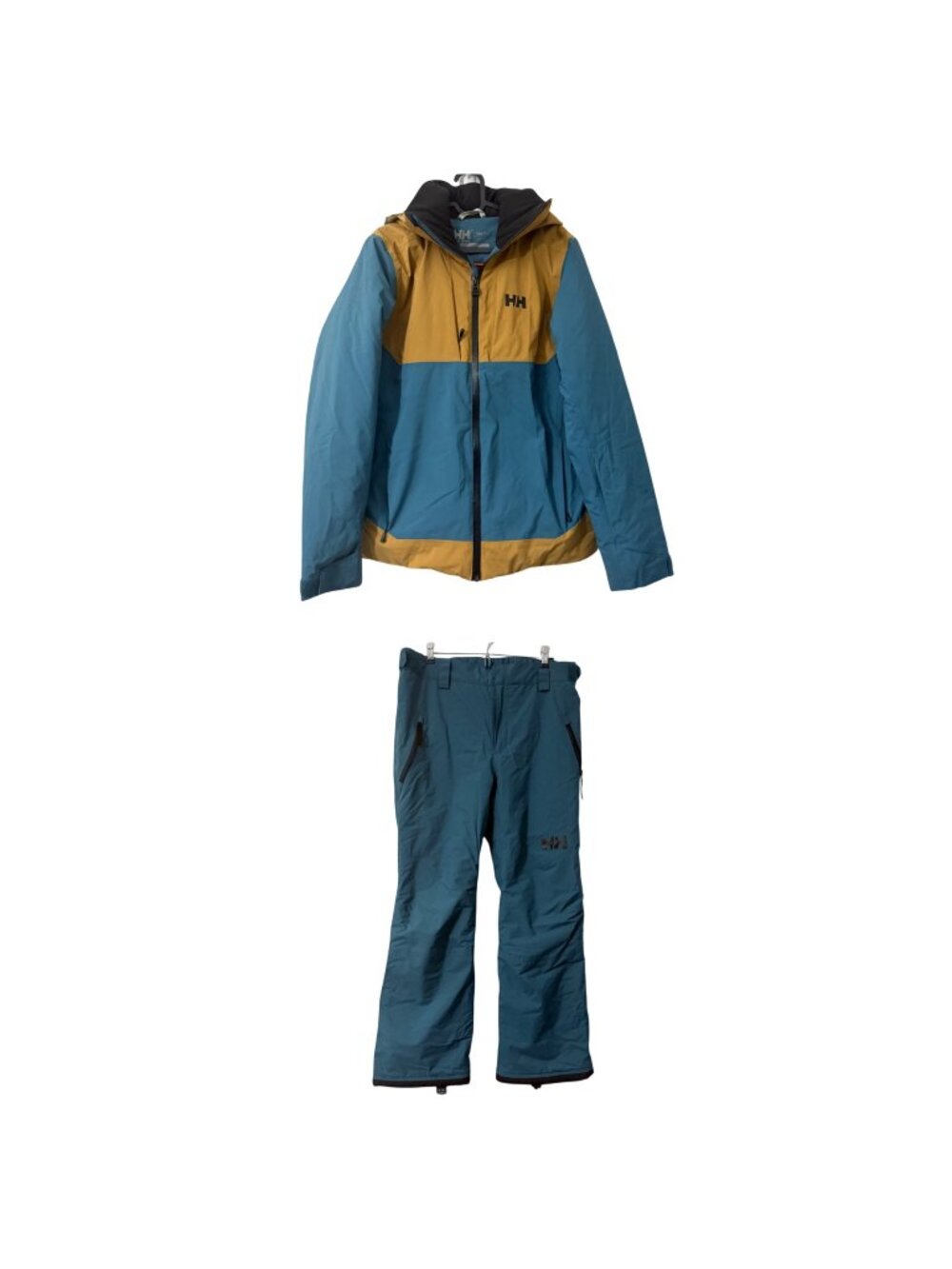 Helly Hansen Dark Teal Ski Snow Jacket Pant Set Youth Boys Size 164/14 & 176/16